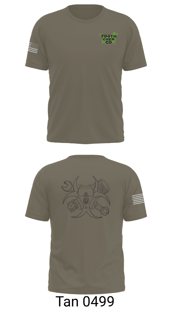 Old School Cotton Feel Shirt, 704th Chem Co, , Teamtime, Team time, sublimation, custom sports apparel, team uniforms, spirit wear, spiritwear, sports uniforms, custom shirts, team store, custom team store, fundraiser sports, apparel fundraiser