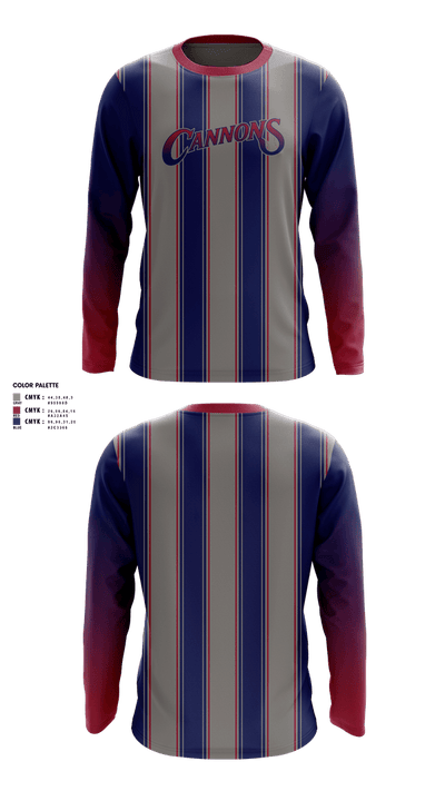 CANNONS 72029533 Long Sleeve Performance Shirt 1