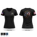 MESG1 DET-GUAM COMMAND SHIRT 80398440 Women's Short Sleeve V-neck Shirt - 1