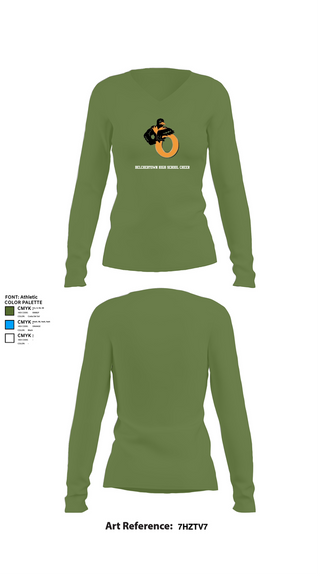 Womens Long Sleeve Vneck Shirt, Belchertown High School Cheer, Cheer, Teamtime, Team time, sublimation, custom sports apparel, team uniforms, spirit wear, spiritwear, sports uniforms, custom shirts, team store, custom team store, fundraiser sports, apparel fundraiser
