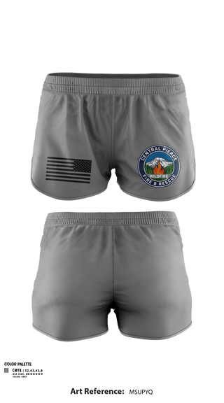 Ranger Panties, Central Pierce Wildfire, Fire Department, Teamtime, Team time, sublimation, custom sports apparel, team uniforms, spirit wear, spiritwear, sports uniforms, custom shirts, team store, custom team store, fundraiser sports, apparel fundraiser