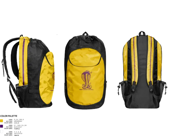 Gear Bag, Fort Pierce Central Volleyball, Women's Volleyball, Teamtime, Team time, sublimation, custom sports apparel, team uniforms, spirit wear, spiritwear, sports uniforms, custom shirts, team store, custom team store, fundraiser sports, apparel fundraiser