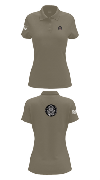 Womens Short Sleeve Performance Polo, , Army, Teamtime, Team time, sublimation, custom sports apparel, team uniforms, spirit wear, spiritwear, sports uniforms, custom shirts, team store, custom team store, fundraiser sports, apparel fundraiser