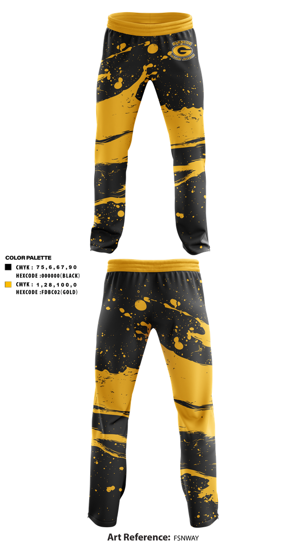 Sweatpants, Glencoe yellow jackets, , Teamtime, Team time, sublimation, custom sports apparel, team uniforms, spirit wear, spiritwear, sports uniforms, custom shirts, team store, custom team store, fundraiser sports, apparel fundraiser
