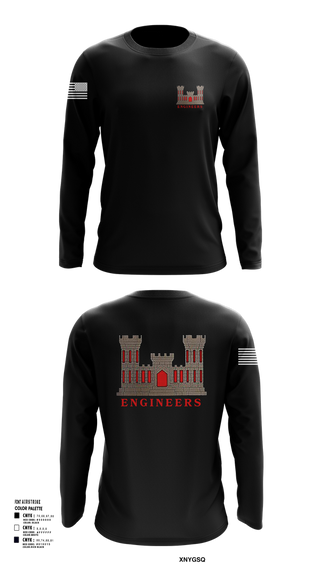 Long Sleeve Performance Shirt, 817th engineer sapper, , Teamtime, Team time, sublimation, custom sports apparel, team uniforms, spirit wear, spiritwear, sports uniforms, custom shirts, team store, custom team store, fundraiser sports, apparel fundraiser