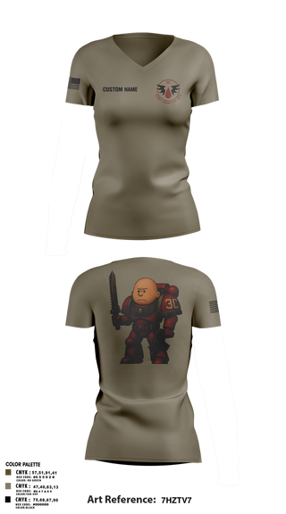 Womens Short Sleeve Performance Polo, CCo, 1-508PIR (OG), Army, Teamtime, Team time, sublimation, custom sports apparel, team uniforms, spirit wear, spiritwear, sports uniforms, custom shirts, team store, custom team store, fundraiser sports, apparel fundraiser