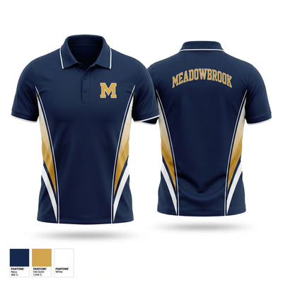 Meadowbrook Monarchs Short Sleeve Performance Polo - 1
