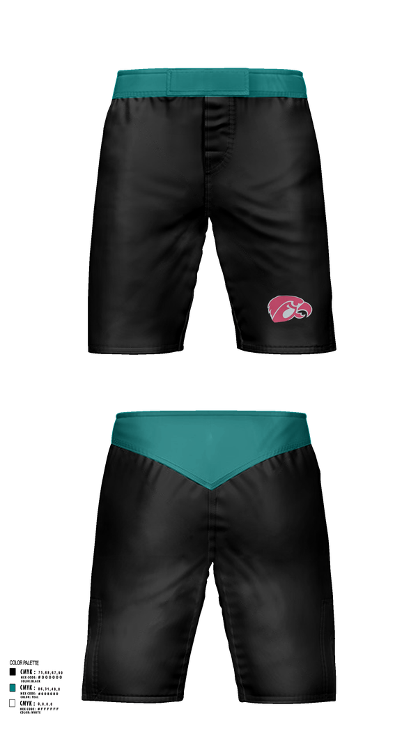 Fight Shorts, Mesa View Wrestling, Wrestling, Teamtime, Team time, sublimation, custom sports apparel, team uniforms, spirit wear, spiritwear, sports uniforms, custom shirts, team store, custom team store, fundraiser sports, apparel fundraiser