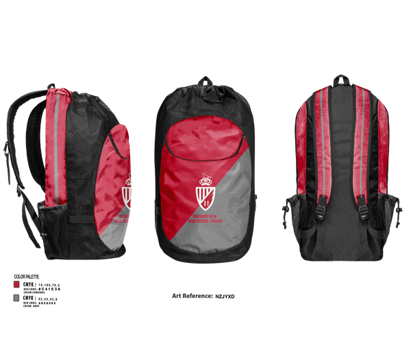 Gear Bag, Orchard View High School Soccer, Men's Soccer, Teamtime, Team time, sublimation, custom sports apparel, team uniforms, spirit wear, spiritwear, sports uniforms, custom shirts, team store, custom team store, fundraiser sports, apparel fundraiser
