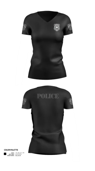 Womens Short Sleeve Vneck Shirt, A.C.E., Police, Teamtime, Team time, sublimation, custom sports apparel, team uniforms, spirit wear, spiritwear, sports uniforms, custom shirts, team store, custom team store, fundraiser sports, apparel fundraiser