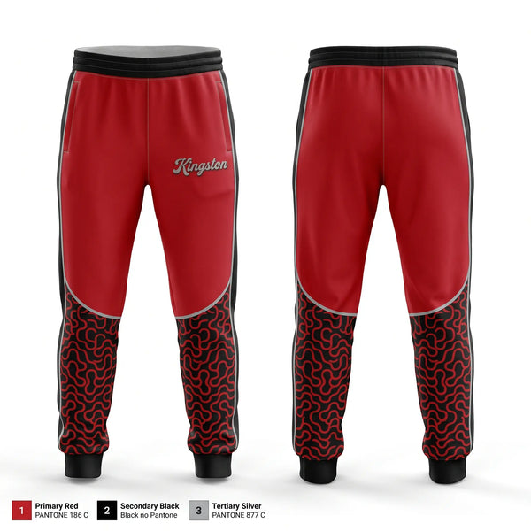 Sweatpants, Kingston, Cross Country, Teamtime, Team time, sublimation, custom sports apparel, team uniforms, spirit wear, spiritwear, sports uniforms, custom shirts, team store, custom team store, fundraiser sports, apparel fundraiser