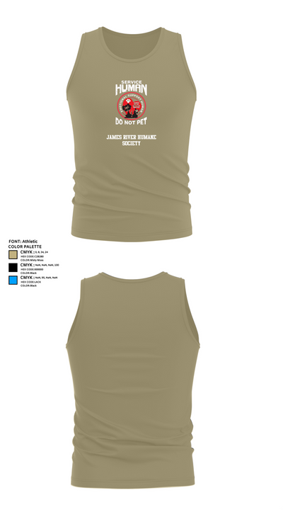 James River Humane Society 19714076 Tank Top - 44
