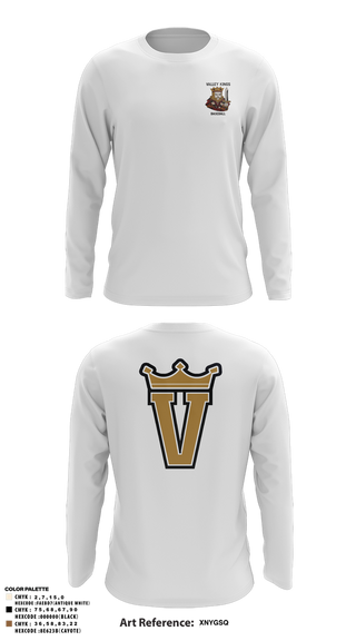 Long Sleeve Performance Shirt, Valley Kings, Baseball, Teamtime, Team time, sublimation, custom sports apparel, team uniforms, spirit wear, spiritwear, sports uniforms, custom shirts, team store, custom team store, fundraiser sports, apparel fundraiser
