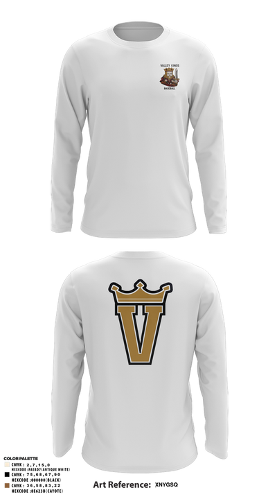 Valley Kings 11609038 Long Sleeve Performance Shirt 3