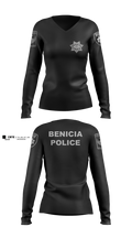Bpd mff 81135894 Women's Long Sleeve V-neck Shirt - 3