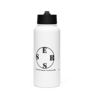 Naval Hospital Jacksonville ERSS 6732862 Stainless Steel Water Bottle with a Straw Lid