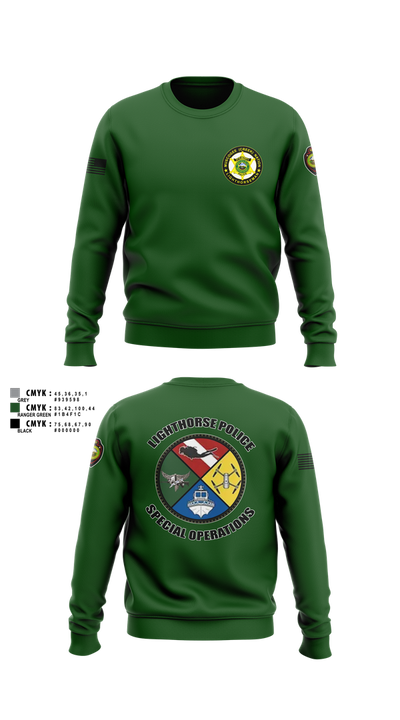 Muscogee Nation Special Operations 96454937 Crew Neck Sweatshirt - 8