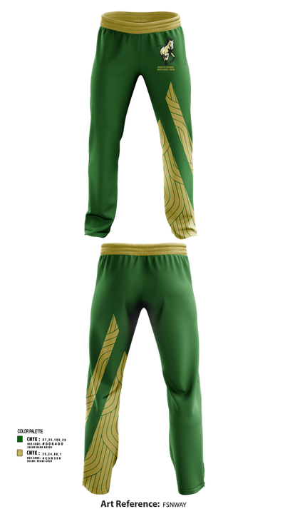 Manitou Springs High School Cheer 43487392 Sweatpants - 51