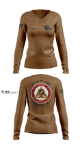 851st Transportation Company 11184535 Women's Long Sleeve V-neck Shirt - 3