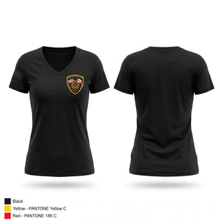 Womens Short Sleeve Vneck Shirt, Constable Volunteer Firemen INC., Fire Department, Teamtime, Team time, sublimation, custom sports apparel, team uniforms, spirit wear, spiritwear, sports uniforms, custom shirts, team store, custom team store, fundraiser sports, apparel fundraiser