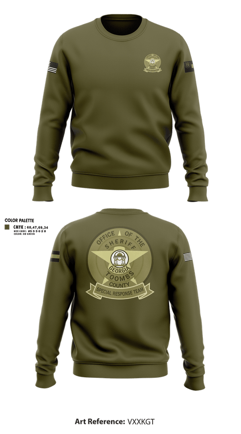 Crew Neck Sweatshirt, 1st Marine Division G-2 Targeting, Marines, Teamtime, Team time, sublimation, custom sports apparel, team uniforms, spirit wear, spiritwear, sports uniforms, custom shirts, team store, custom team store, fundraiser sports, apparel fundraiser