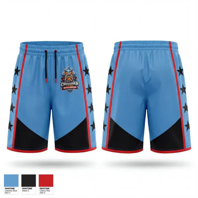 Crossover Hoops Bulldoge 9942856 Athletic Shorts With Pockets - 1