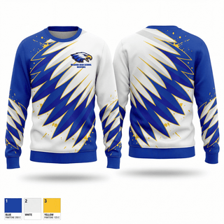 Crew Neck Sweatshirt, Milburn High School Baseball, Baseball, Teamtime, Team time, sublimation, custom sports apparel, team uniforms, spirit wear, spiritwear, sports uniforms, custom shirts, team store, custom team store, fundraiser sports, apparel fundraiser