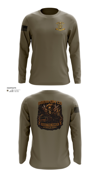 Long Sleeve Performance Shirt, 880th QM CO, Army, Teamtime, Team time, sublimation, custom sports apparel, team uniforms, spirit wear, spiritwear, sports uniforms, custom shirts, team store, custom team store, fundraiser sports, apparel fundraiser