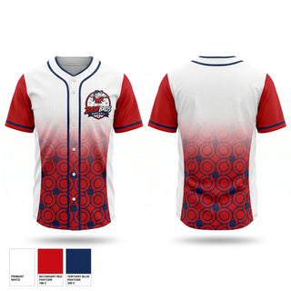 Full Button Baseball Jersey, Bash Bros, Baseball, Teamtime, Team time, sublimation, custom sports apparel, team uniforms, spirit wear, spiritwear, sports uniforms, custom shirts, team store, custom team store, fundraiser sports, apparel fundraiser