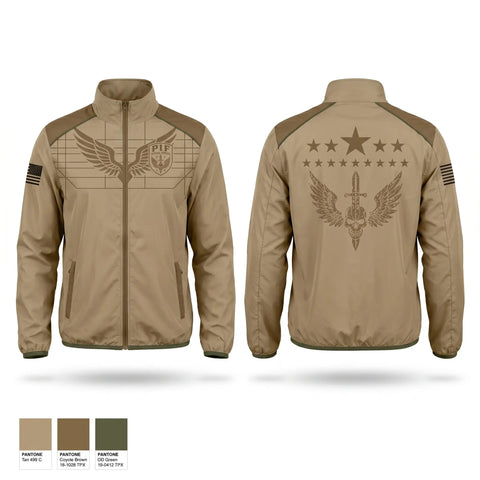 Windbreaker, PIF, Army, Teamtime, Team time, sublimation, custom sports apparel, team uniforms, spirit wear, spiritwear, sports uniforms, custom shirts, team store, custom team store, fundraiser sports, apparel fundraiser