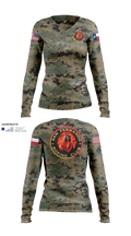 San Fernando Boxing Club 92427997 Women's Long Sleeve V-neck Shirt - 50 (1)