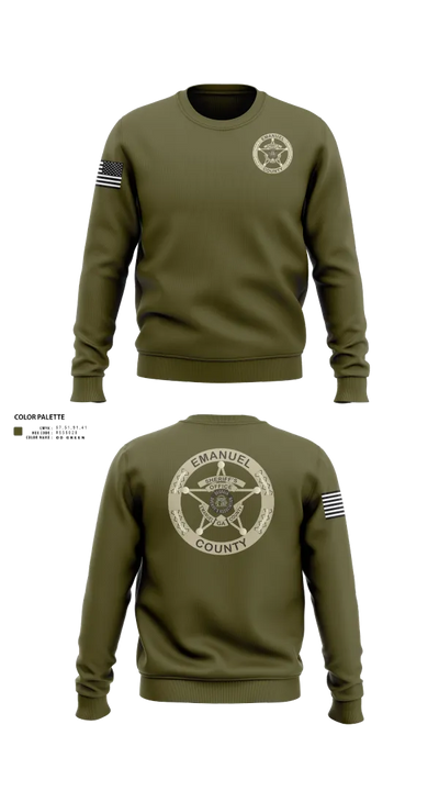 Emanuel County SRT 59654596 Crew Neck Sweatshirt - 21