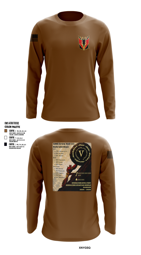 Long Sleeve Performance Shirt, D/2-43, Army, Teamtime, Team time, sublimation, custom sports apparel, team uniforms, spirit wear, spiritwear, sports uniforms, custom shirts, team store, custom team store, fundraiser sports, apparel fundraiser
