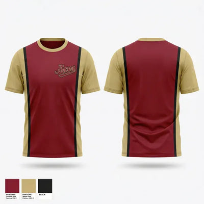 Aces Baseball Group 38997803 Soft Poly Tee Cotton Like Feel - 1