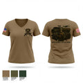 EFAC 88140666 Women's Short Sleeve V-neck Shirt - 1