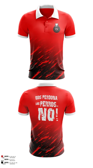 Short Sleeve Performance Polo, PERROS DEL MAL, Men's Soccer, Teamtime, Team time, sublimation, custom sports apparel, team uniforms, spirit wear, spiritwear, sports uniforms, custom shirts, team store, custom team store, fundraiser sports, apparel fundraiser