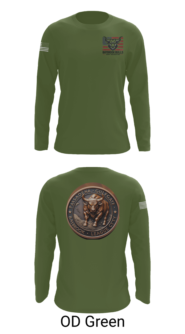 Long Sleeve Performance Shirt, Baybrook Army Recruiting Company, , Teamtime, Team time, sublimation, custom sports apparel, team uniforms, spirit wear, spiritwear, sports uniforms, custom shirts, team store, custom team store, fundraiser sports, apparel fundraiser