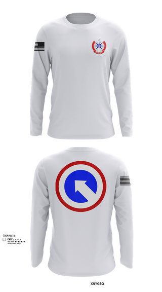 Long Sleeve Performance Shirt, 1st Theater Sustainment Command, Army, Teamtime, Team time, sublimation, custom sports apparel, team uniforms, spirit wear, spiritwear, sports uniforms, custom shirts, team store, custom team store, fundraiser sports, apparel fundraiser