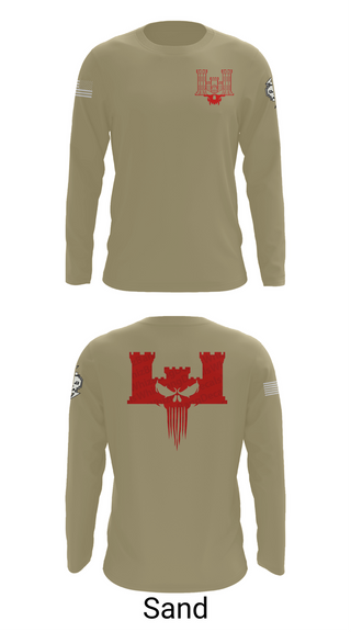 Long Sleeve Performance Shirt, B co 334th BEB, , Teamtime, Team time, sublimation, custom sports apparel, team uniforms, spirit wear, spiritwear, sports uniforms, custom shirts, team store, custom team store, fundraiser sports, apparel fundraiser