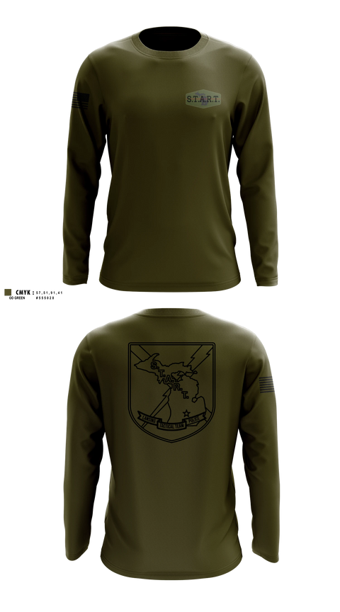 Long Sleeve Performance Shirt, S.T.A.R.T, Police, Teamtime, Team time, sublimation, custom sports apparel, team uniforms, spirit wear, spiritwear, sports uniforms, custom shirts, team store, custom team store, fundraiser sports, apparel fundraiser