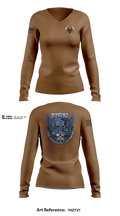 ESSEX ER01 Women's Long Sleeve V-neck Shirt - 11