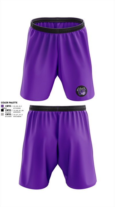 Soledad Warriors Cheer 6836967 Athletic Shorts With Pockets - 1