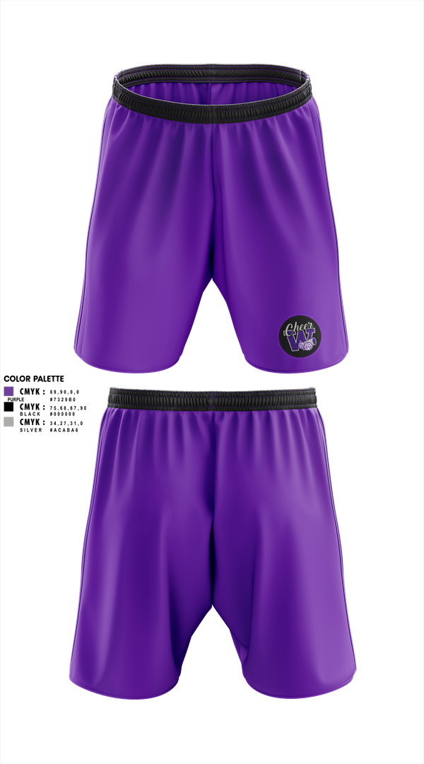 Athletic Shorts With Pockets, Soledad Warriors Cheer, Cheer, Teamtime, Team time, sublimation, custom sports apparel, team uniforms, spirit wear, spiritwear, sports uniforms, custom shirts, team store, custom team store, fundraiser sports, apparel fundraiser