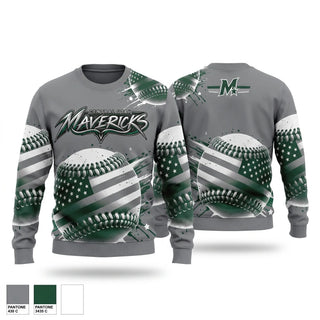 Crew Neck Sweatshirt, Central Utah Mavericks, Softball, Teamtime, Team time, sublimation, custom sports apparel, team uniforms, spirit wear, spiritwear, sports uniforms, custom shirts, team store, custom team store, fundraiser sports, apparel fundraiser