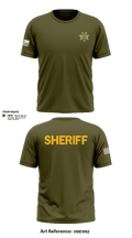 Clinton County Sheriffs Office 37421235 Old School Cotton Feel Shirt - 1
