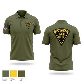 Short Sleeve Performance Polo, West Virginia State Police, Police, Teamtime, Team time, sublimation, custom sports apparel, team uniforms, spirit wear, spiritwear, sports uniforms, custom shirts, team store, custom team store, fundraiser sports, apparel fundraiser