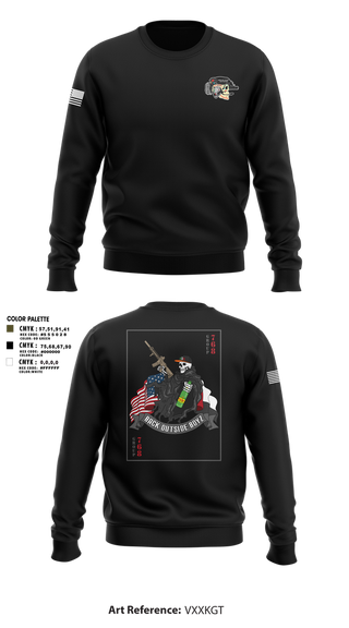 Crew Neck Sweatshirt, Human Smuggling, Police, Teamtime, Team time, sublimation, custom sports apparel, team uniforms, spirit wear, spiritwear, sports uniforms, custom shirts, team store, custom team store, fundraiser sports, apparel fundraiser