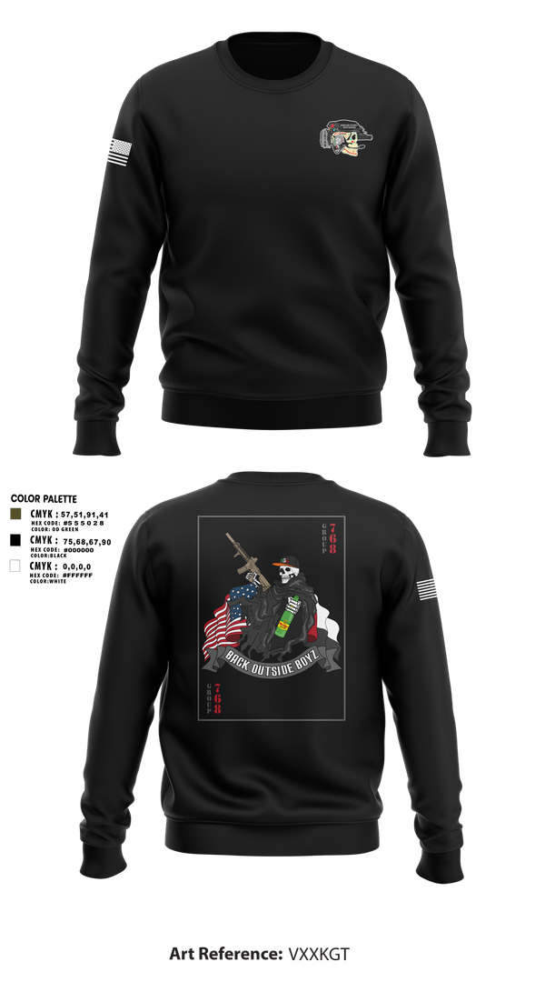 Crew Neck Sweatshirt, Human Smuggling, Police, Teamtime, Team time, sublimation, custom sports apparel, team uniforms, spirit wear, spiritwear, sports uniforms, custom shirts, team store, custom team store, fundraiser sports, apparel fundraiser
