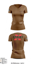 SPRINX FIRE PROTECTION 22334846 Women's Short Sleeve V-neck Shirt - 106