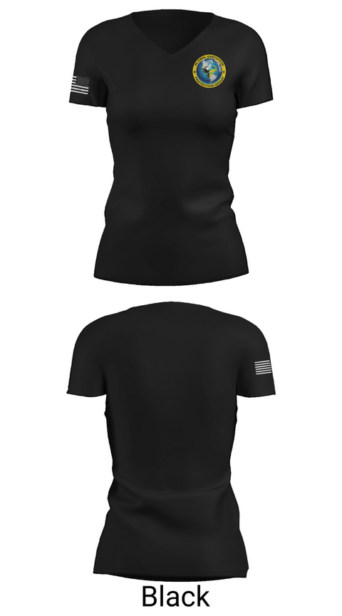 Womens Short Sleeve Vneck Shirt, Global executive protection group, , Teamtime, Team time, sublimation, custom sports apparel, team uniforms, spirit wear, spiritwear, sports uniforms, custom shirts, team store, custom team store, fundraiser sports, apparel fundraiser